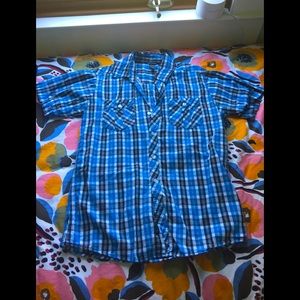 Men’s Plaid Shortsleeved Shirt
